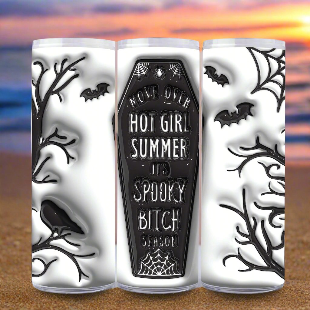 Spooky Halloween Skinny Tumbler Gothic Tumbler-MoonChildWorld