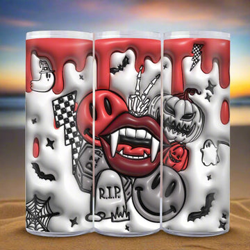 Spooky Halloween Skinny Tumbler Witchy Tumbler-MoonChildWorld