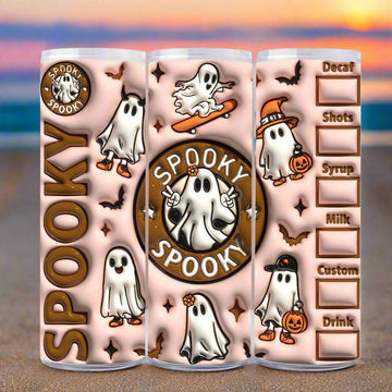 Spooky Halloween Skinny Tumbler Witchy Tumbler-MoonChildWorld