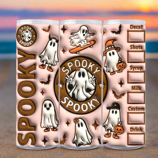 Spooky Halloween Skinny Tumbler Witchy Tumbler-MoonChildWorld