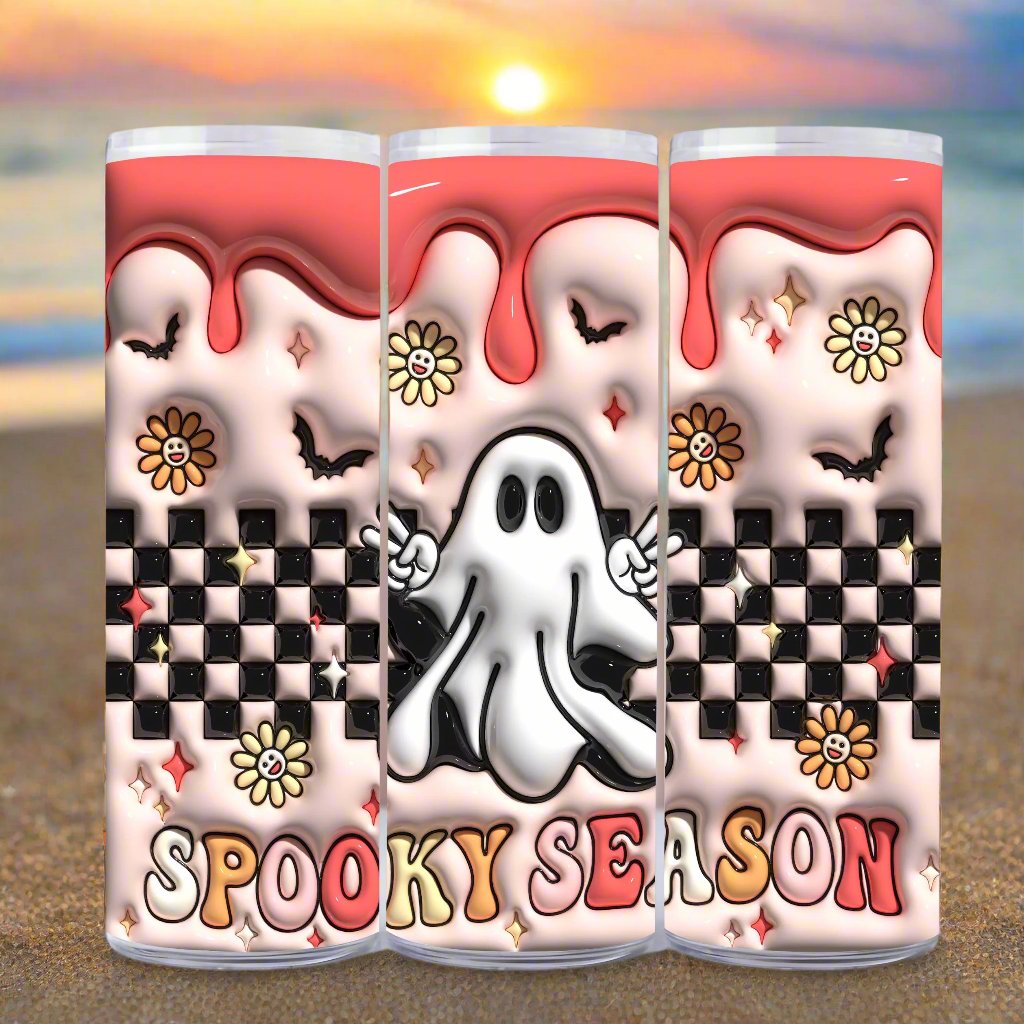 Spooky Halloween Skinny Tumbler Witchy Tumbler-MoonChildWorld