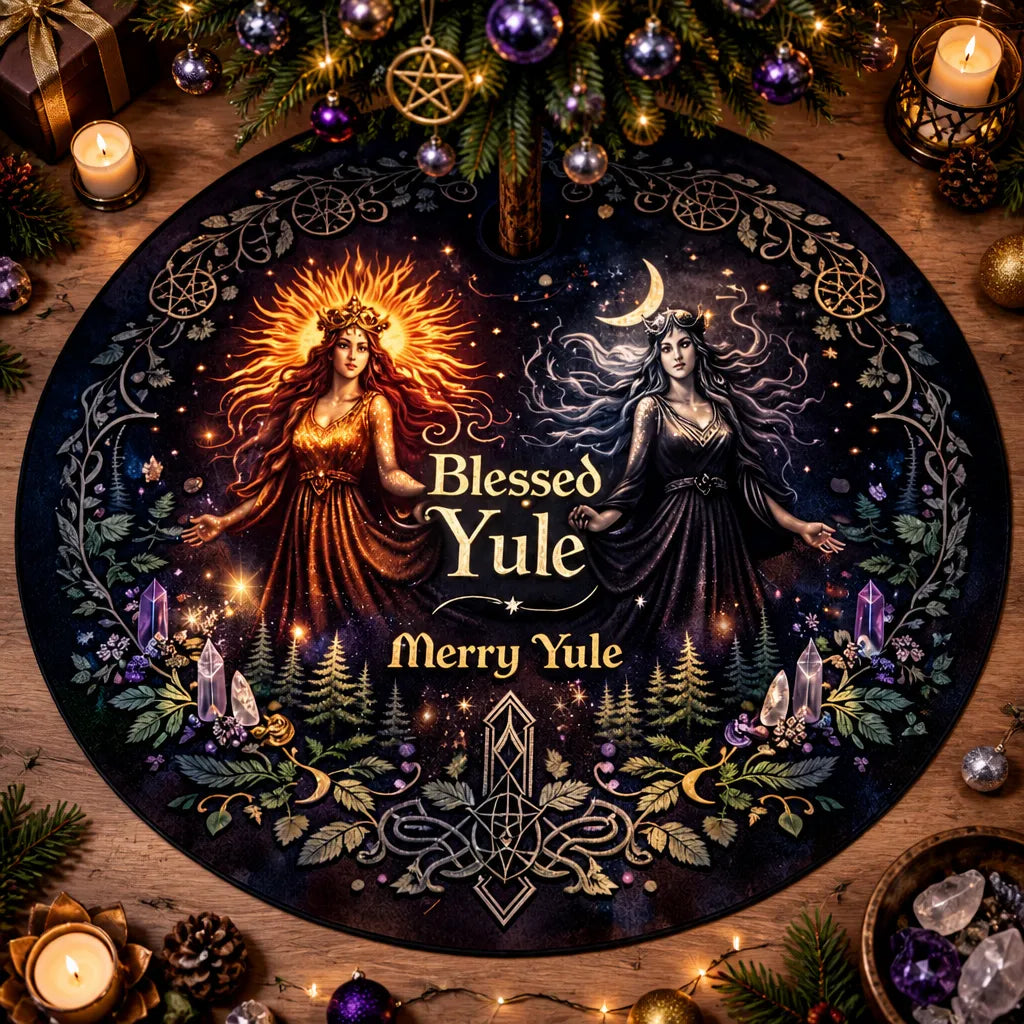 Sun and Moon Yule Tree Skirt – Pagan Witch Gothic Decor_mockup_1.webp