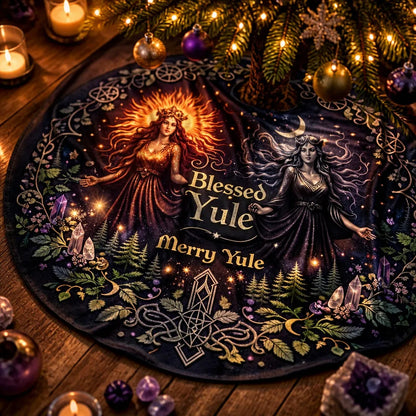 Sun and Moon Yule Tree Skirt – Pagan Witch Gothic Decor_mockup_3.webp