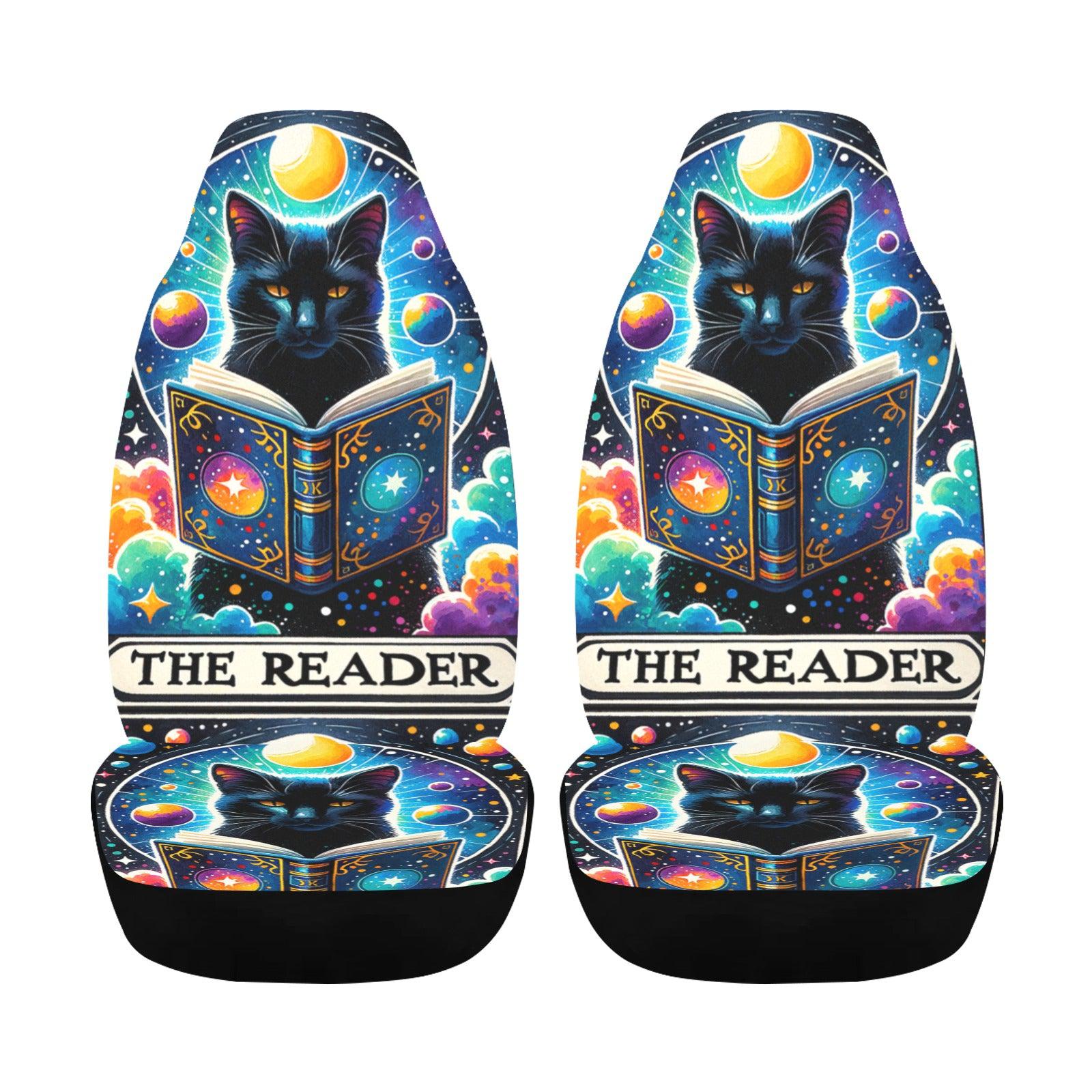 Tarot Black Cat Witchcraft Car Seat Covers-MoonChildWorld