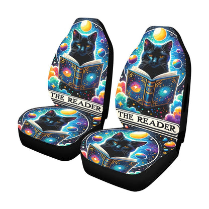 Tarot Black Cat Witchcraft Car Seat Covers-MoonChildWorld