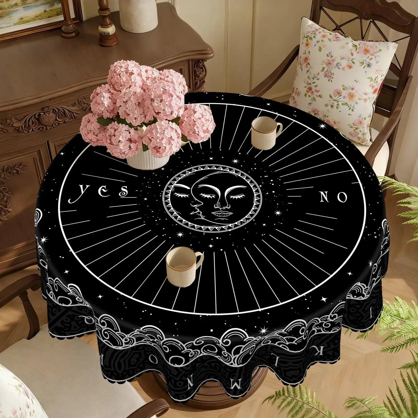 Tarot Card Divination Tablecloth Ouija Board Witch Tablecloth-MoonChildWorld