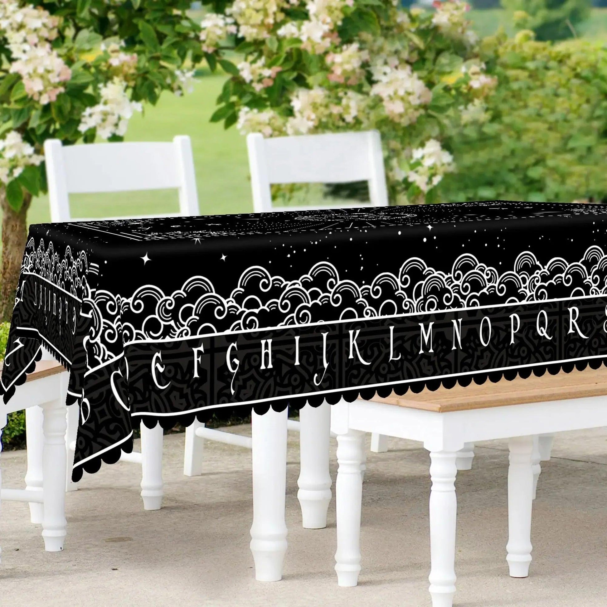 Tarot Card Divination Tablecloth Ouija Board Witch Tablecloth-MoonChildWorld