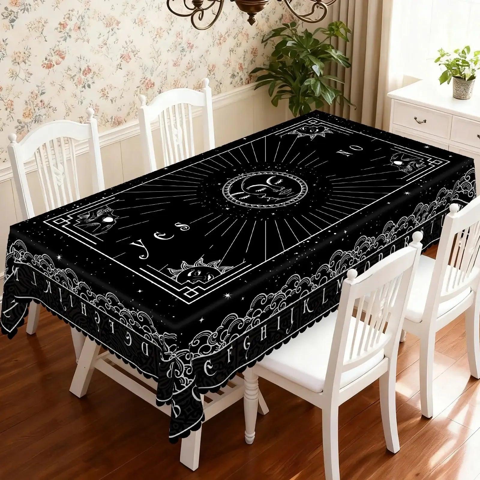 Tarot Card Divination Tablecloth Ouija Board Witch Tablecloth-MoonChildWorld