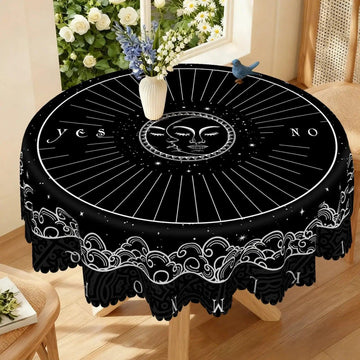 Tarot Card Divination Tablecloth Ouija Board Witch Tablecloth-MoonChildWorld