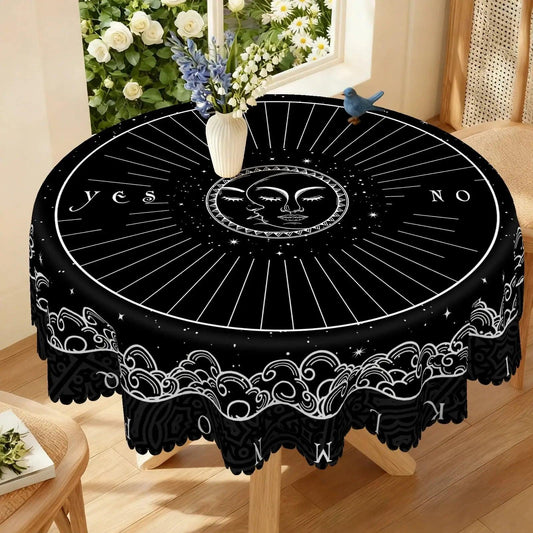 Tarot Card Divination Tablecloth Ouija Board Witch Tablecloth-MoonChildWorld