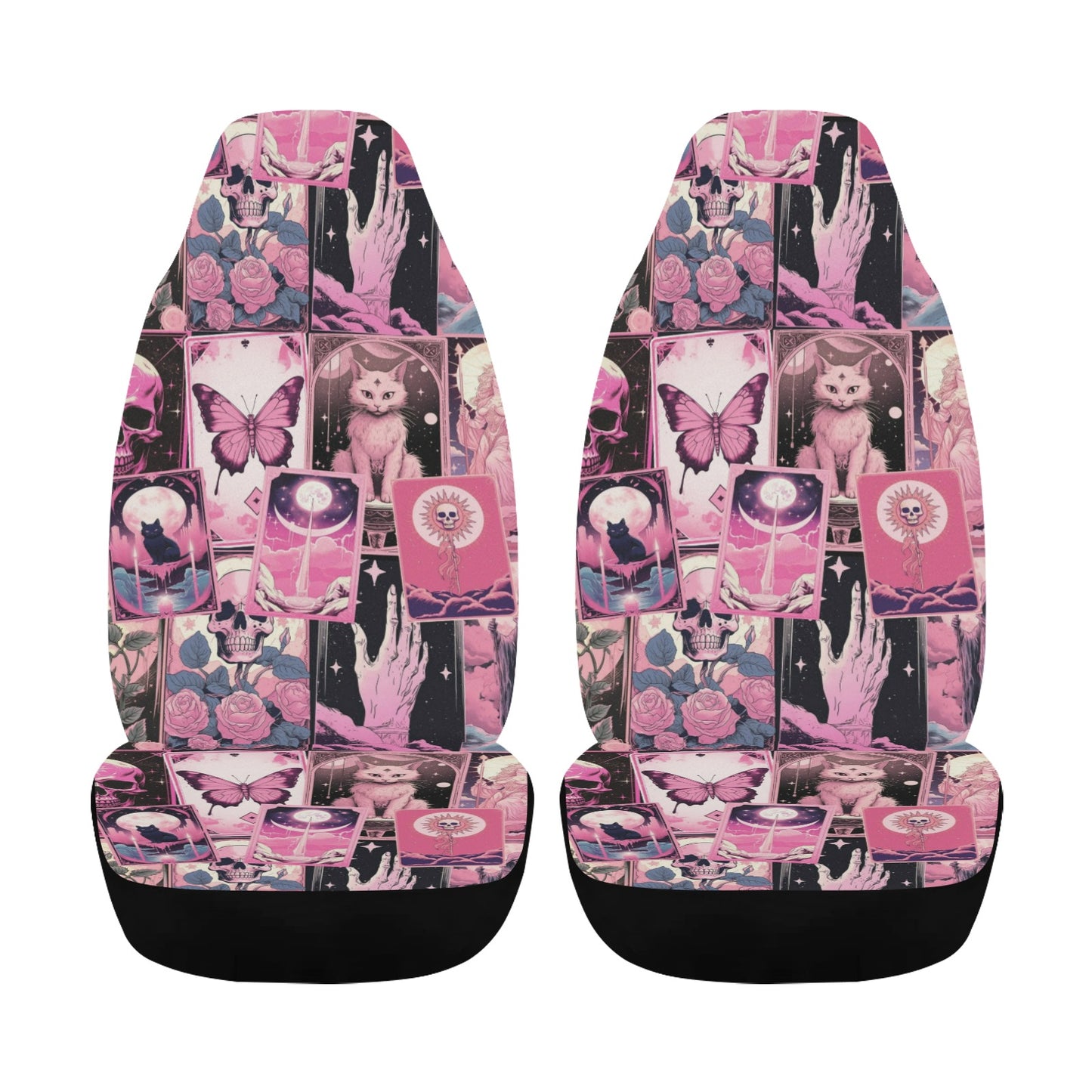 Tarot Card Witch Magic Car Seat Cover-MoonChildWorld