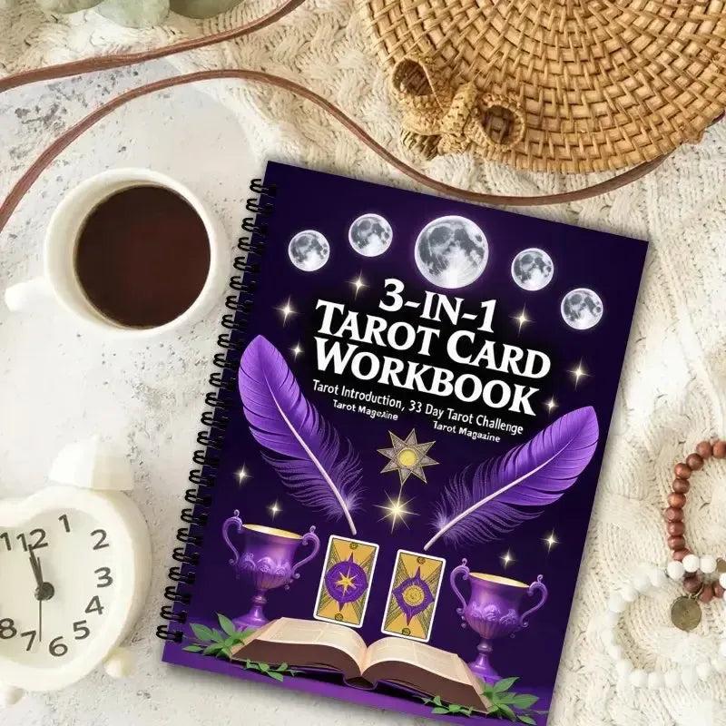 Tarot Card Witchcraft Notebook Wicca Spiritual Planner for Magick Divination-MoonChildWorld