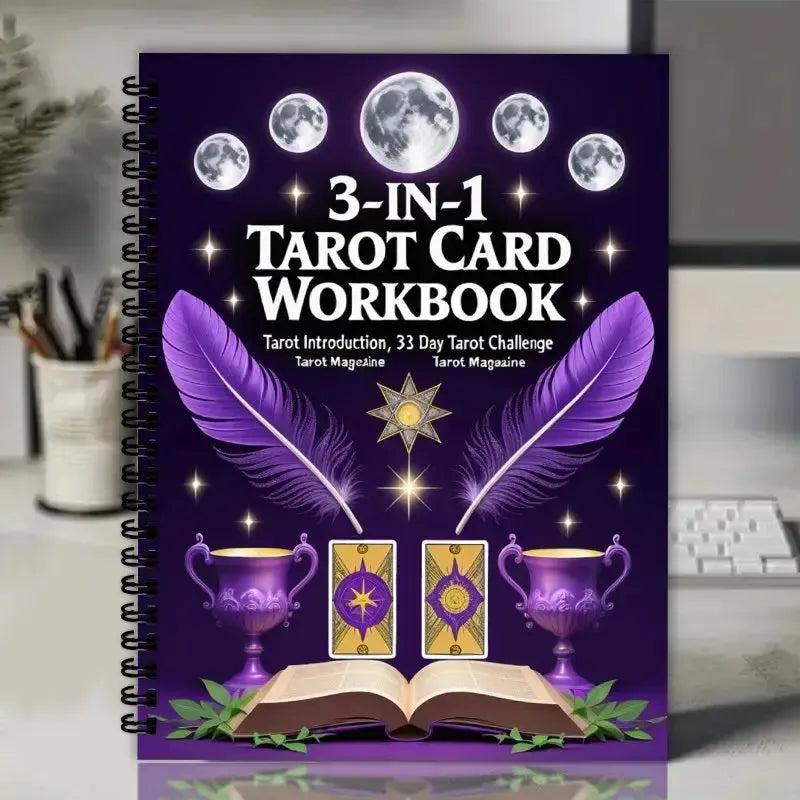 Tarot Card Witchcraft Notebook Wicca Spiritual Planner for Magick Divination-MoonChildWorld