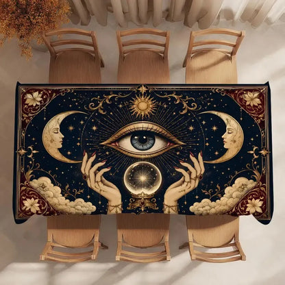 Divination table cover – rectangular altar cloth display