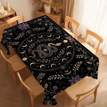 Tarot altar cloth – machine washable table cover detail