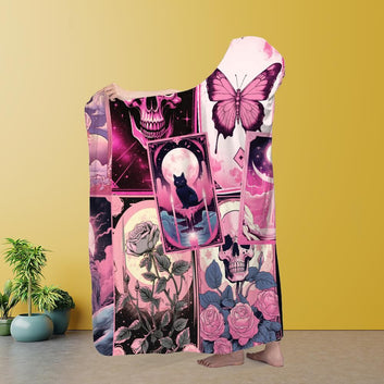 Tarot witch Hooded blanket