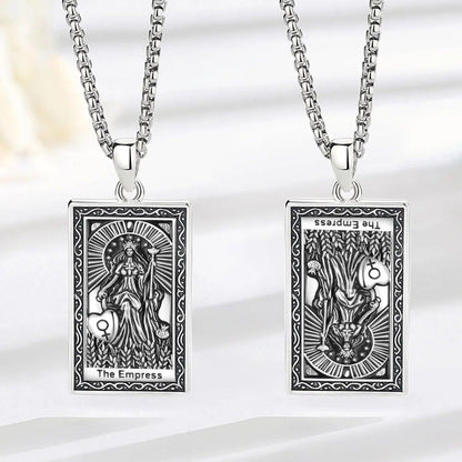 The Empress Tarot Cards Necklace Major Arcana Divination Pendant Witch Jewelry-MoonChildWorld