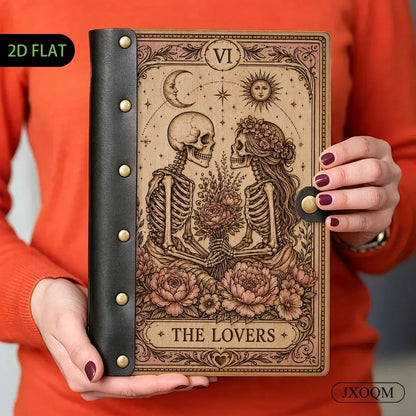 The Lovers Tarot Skeleton Journal - The Lovers tarot - MoonChildWorld