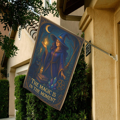 The Magic Within You Witchy Garden Flag & Wicca House Flag - Pagan Outdoor Decor-MoonChildWorld