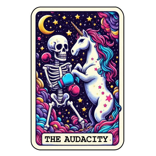 24 Sarcastic Skeleton Tarot Cards Digital File-MoonChildWorld