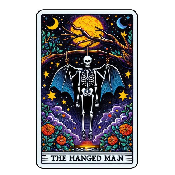 20 Funny Skeleton Tarot Cards Digital File-MoonChildWorld