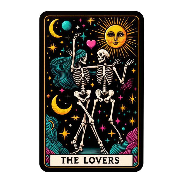 22 Funny Skeleton Tarot Card Digital File-MoonChildWorld