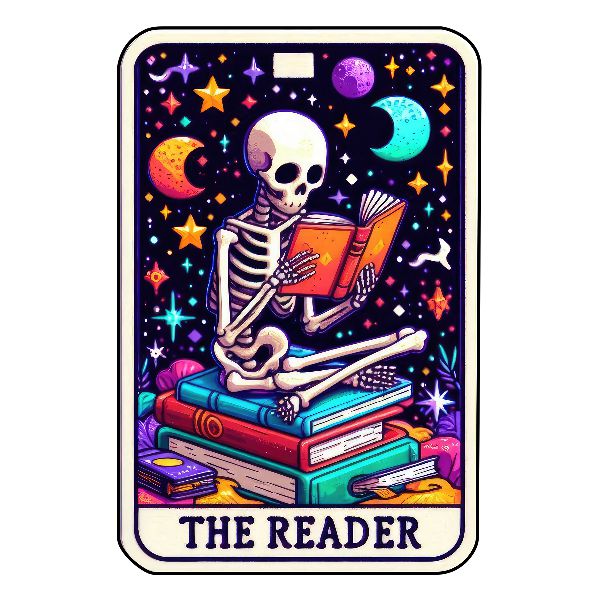 24 Sarcastic Skeleton Tarot Cards Digital File-MoonChildWorld