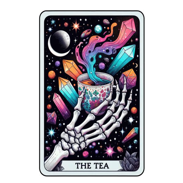 20 Funny Skeleton Tarot Cards Digital File-MoonChildWorld