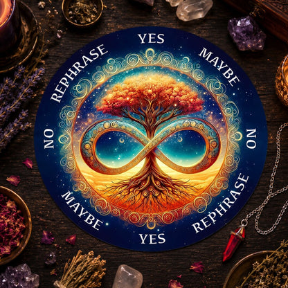 Tree of Life Pendulum Board for Healing & Meditation-MoonChildWorld