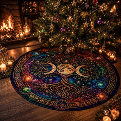 Tree of Life Triple Moon Celtic Yule Tree Skirt – Pagan Witchy Decor_mockup_2.webp