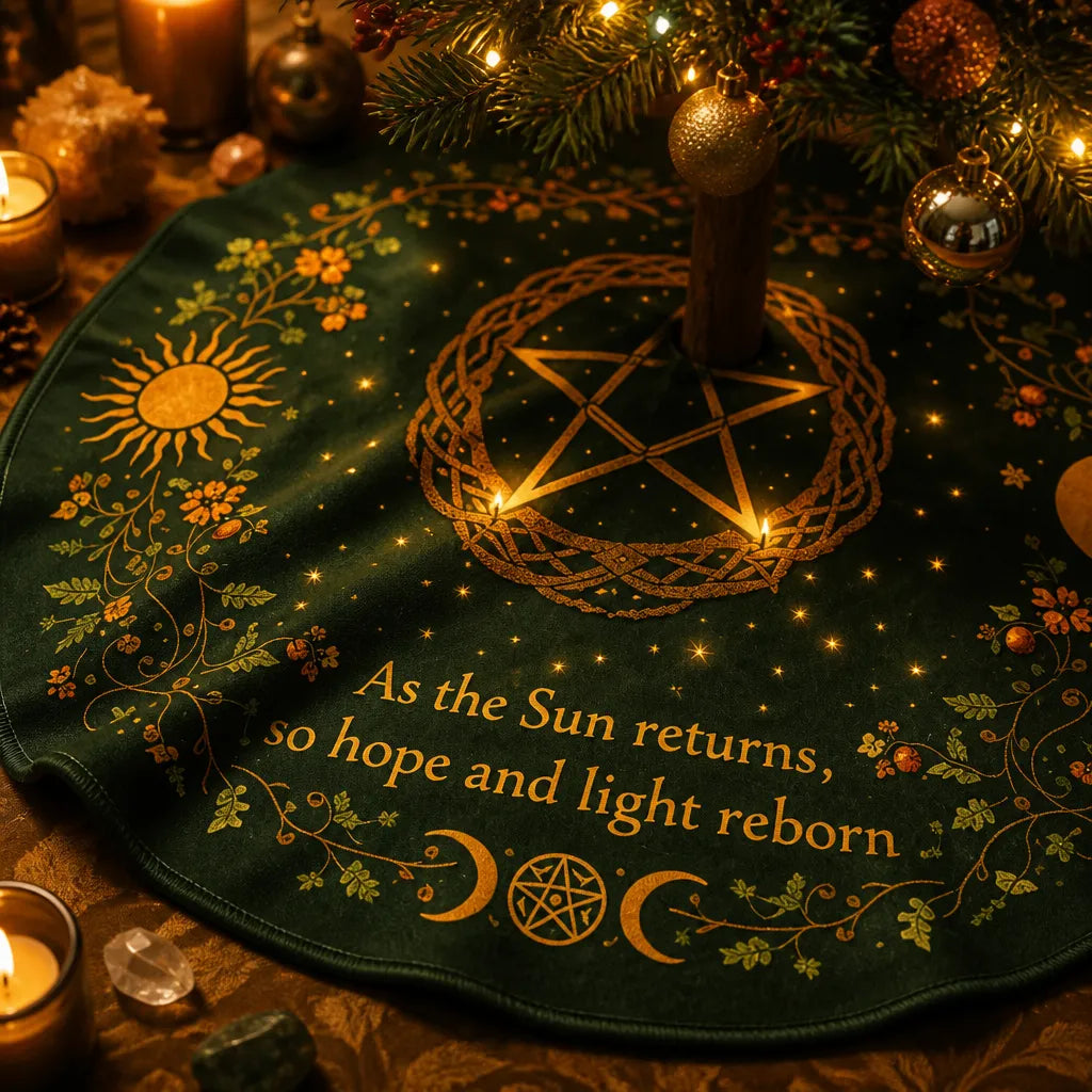 Tree of Life Yule Tree Skirt – Pagan Witchy Gothic Decor_mockup_3.webp