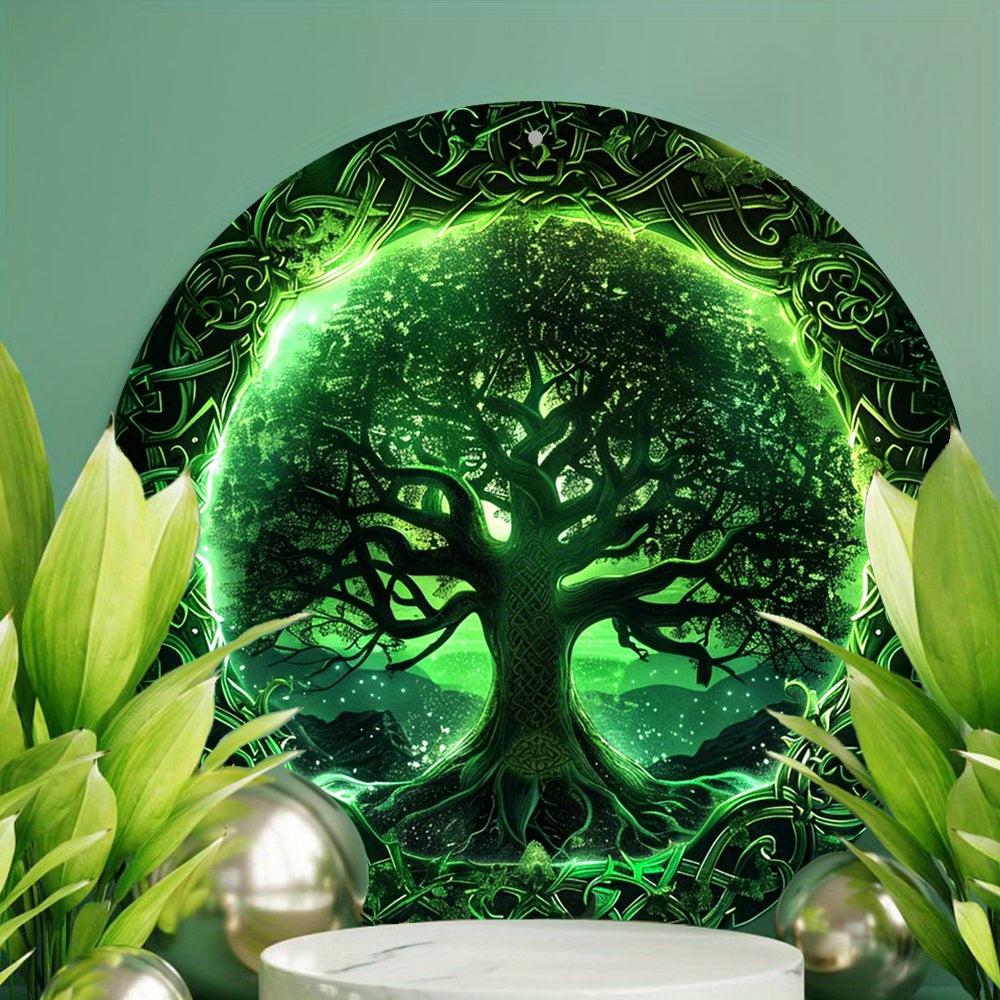 Tree of life Metal Sign Celtic Pagan Home Decor-MoonChildWorld