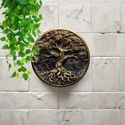 Tree of life Pagan Metal Sign Spiritual Decor-MoonChildWorld