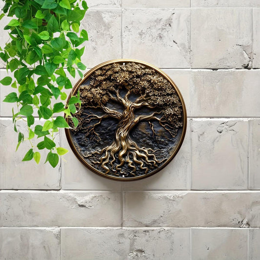 Tree of life Pagan Metal Sign Spiritual Decor-MoonChildWorld