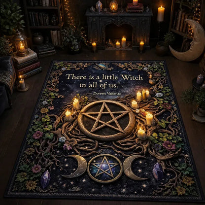 Triple Moon Pentacle Wiccan Area Rug – Pagan Carpet for Witch Home Decor_mockup_2.webp
