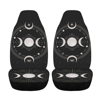 Triple moon Wicca Car Seat Cover-MoonChildWorld