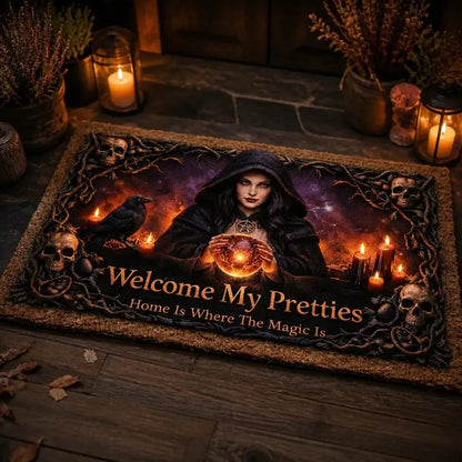 Welcome Witches Doormat – Spooky Witchy Halloween Welcome Mat for Gothic Entryway_mockup_2.webp
