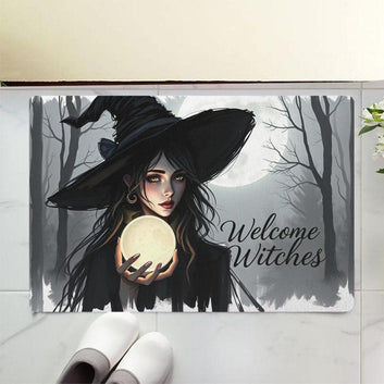 Welcome Witches Doormat - Halloween Witchy Doormat for Spooky Season-MoonChildWorld