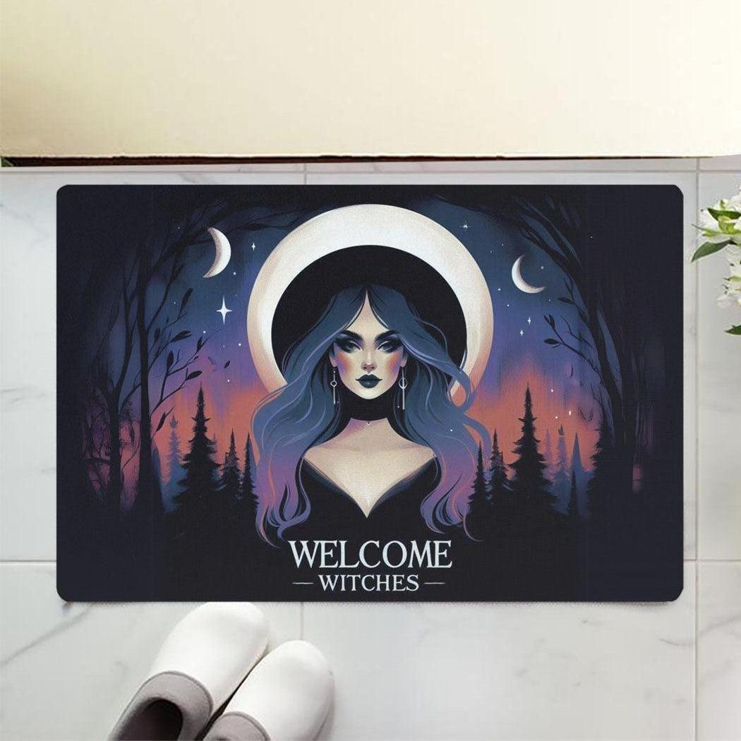 Welcome Witches Doormat - Halloween Witchy Doormat for Spooky Season-MoonChildWorld