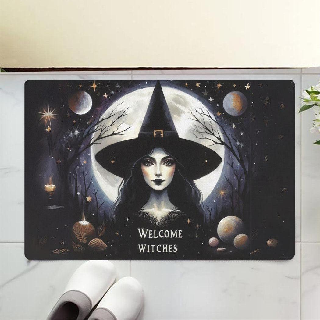 Welcome Witches Doormat - Halloween Witchy Doormat for Spooky Season-MoonChildWorld