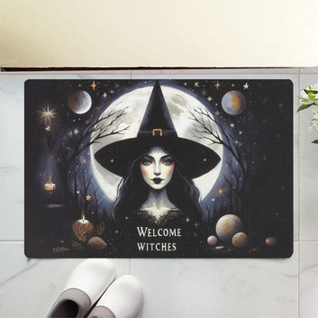 Welcome Witches Doormat - Halloween Witchy Doormat for Spooky Season-MoonChildWorld
