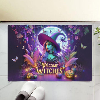 Welcome Witches Doormat - Halloween Witchy Doormat for Spooky Season-MoonChildWorld