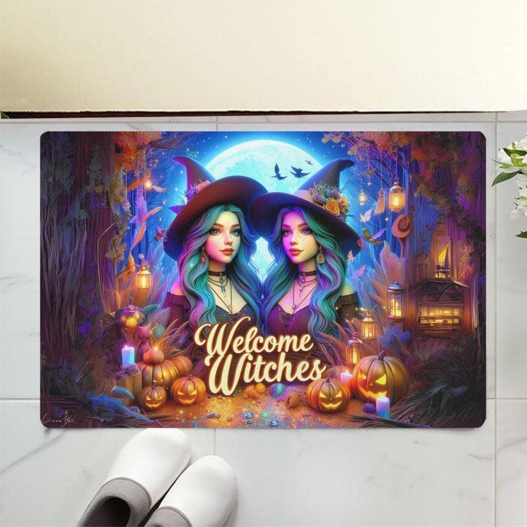 Welcome Witches Doormat - Halloween Witchy Doormat for Spooky Season-MoonChildWorld