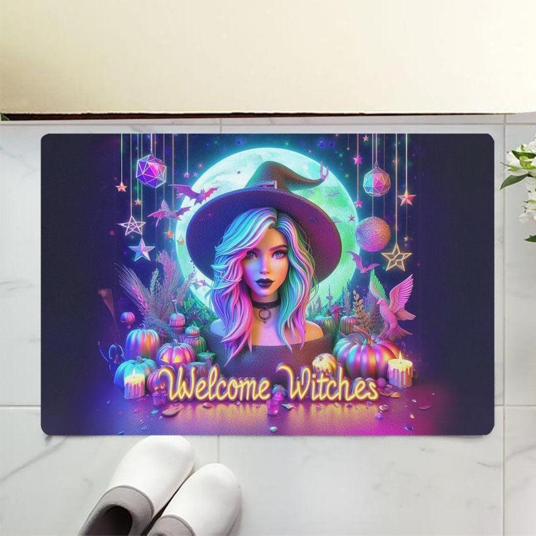 Welcome Witches Doormat - Halloween Witchy Doormat for Spooky Season-MoonChildWorld