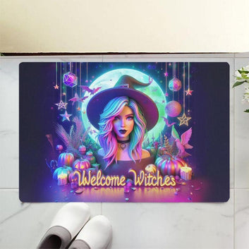 Welcome Witches Doormat - Halloween Witchy Doormat for Spooky Season-MoonChildWorld