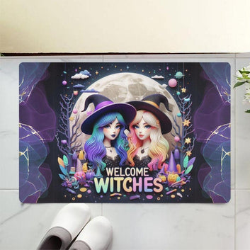 Welcome Witches Doormat - Halloween Witchy Doormat for Spooky Season-MoonChildWorld