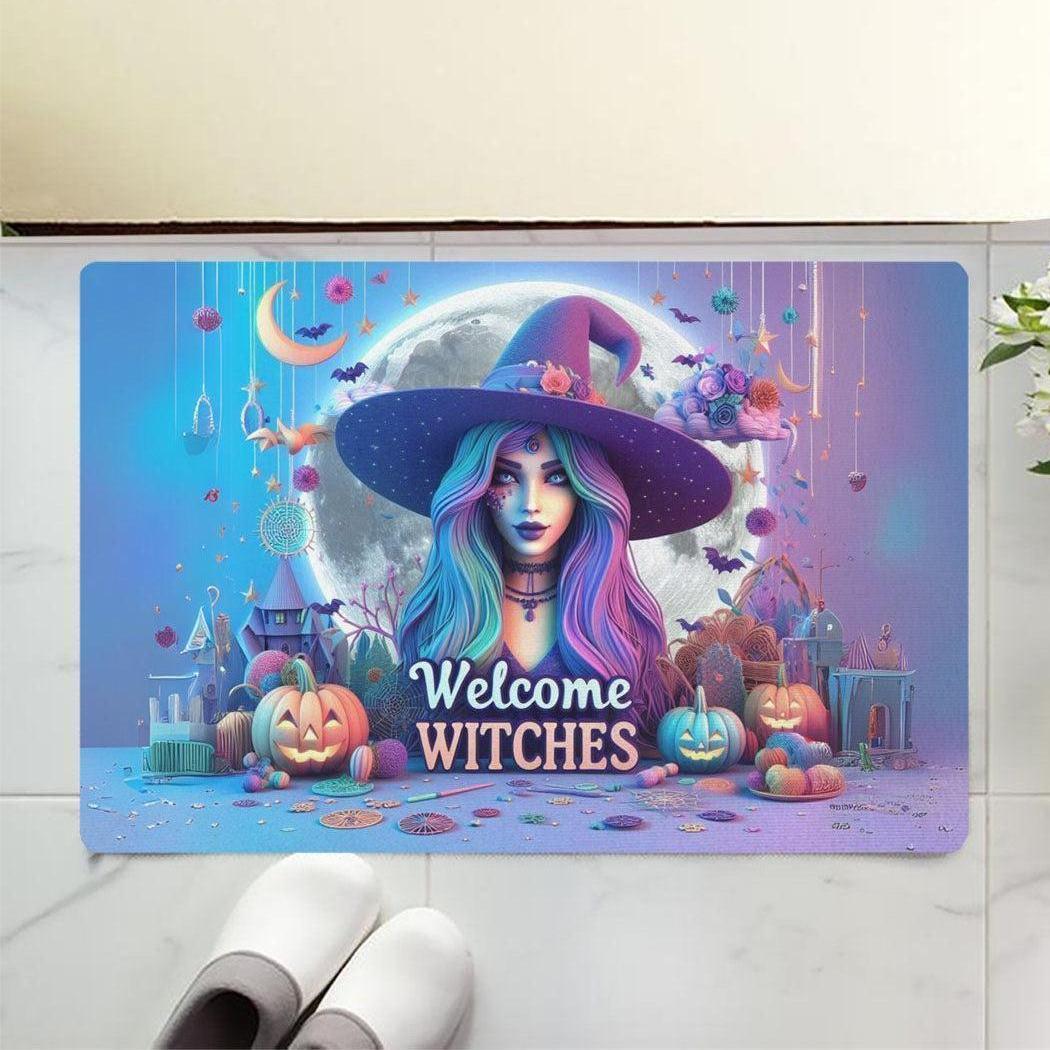 Welcome Witches Doormat - Halloween Witchy Doormat for Spooky Season-MoonChildWorld