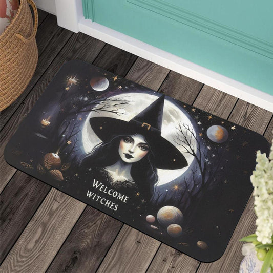 Welcome Witches Doormat - Halloween Witchy Doormat for Spooky Season-MoonChildWorld