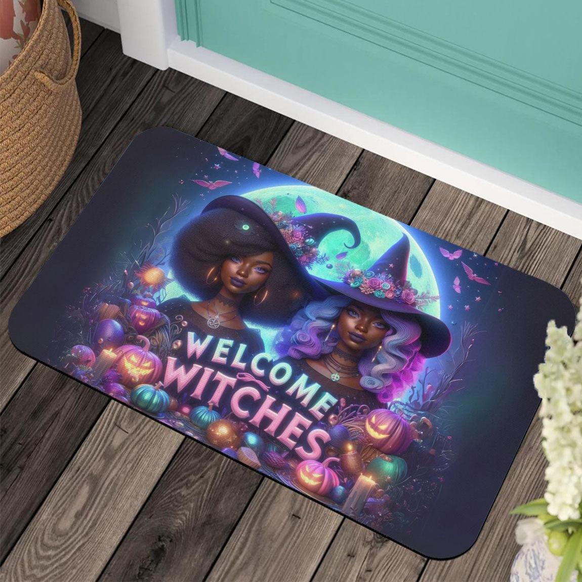 Welcome Witches Doormat - Halloween Witchy Doormat for Spooky Season-MoonChildWorld