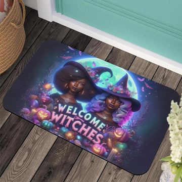 Welcome Witches Doormat - Halloween Witchy Doormat for Spooky Season-MoonChildWorld